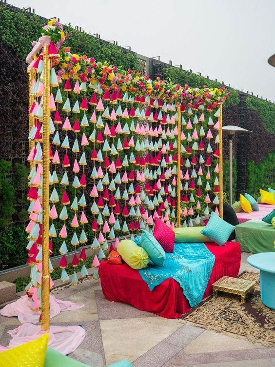 Simple shop wedding decoration